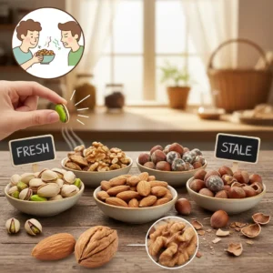 تشخیص آجیل تازه-بانوجیل